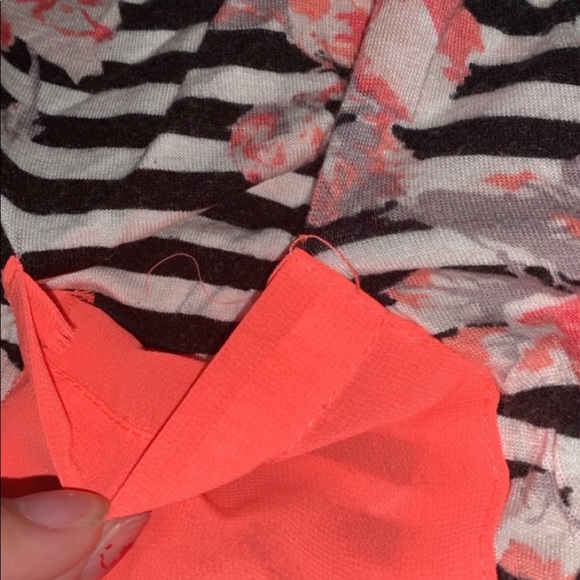 Pink and black striped long sleeve shirt - Picture 2 of 4